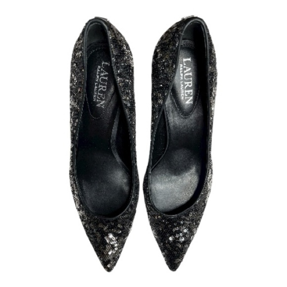 Lauren Ralph Lauren Glittering Black Heels